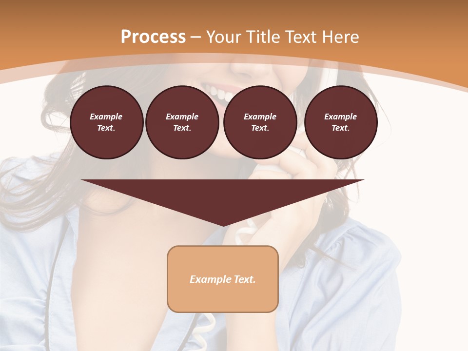 Happy Telecom White PowerPoint Template