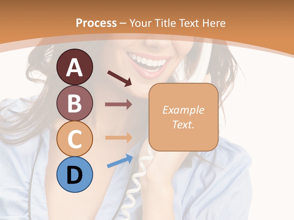 Happy Telecom White PowerPoint Template