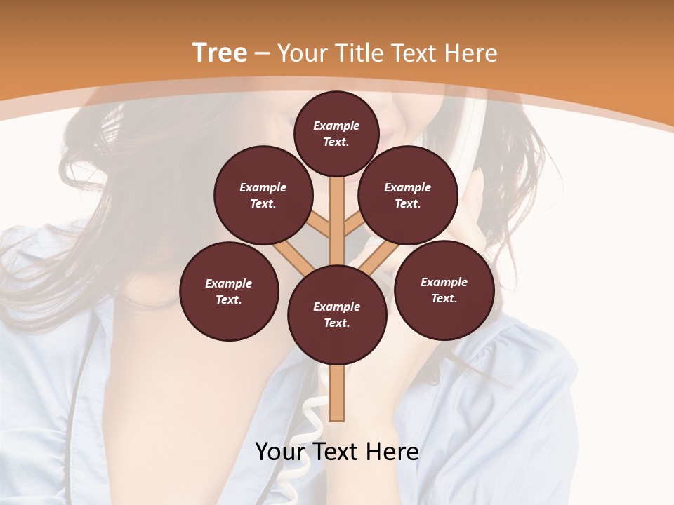Happy Telecom White PowerPoint Template