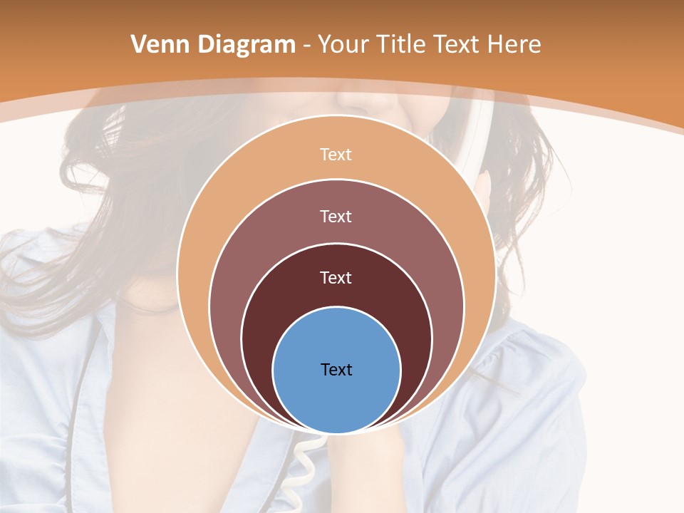 Happy Telecom White PowerPoint Template