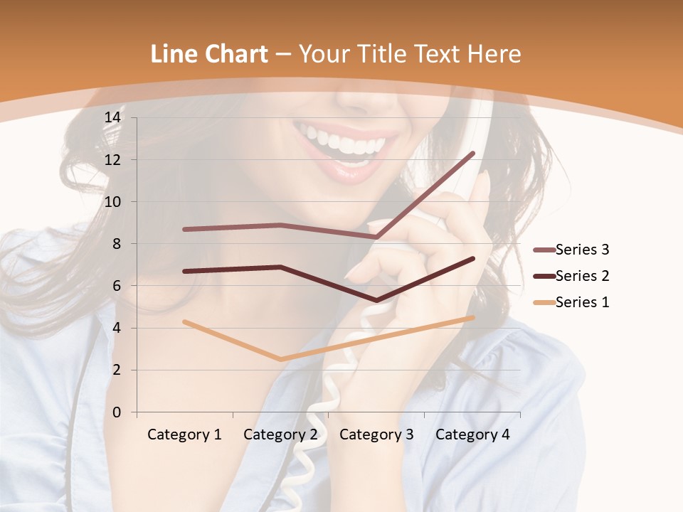 Happy Telecom White PowerPoint Template