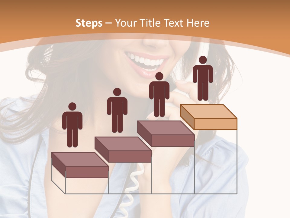 Happy Telecom White PowerPoint Template