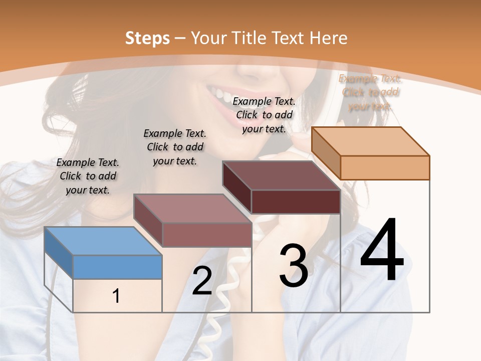 Happy Telecom White PowerPoint Template