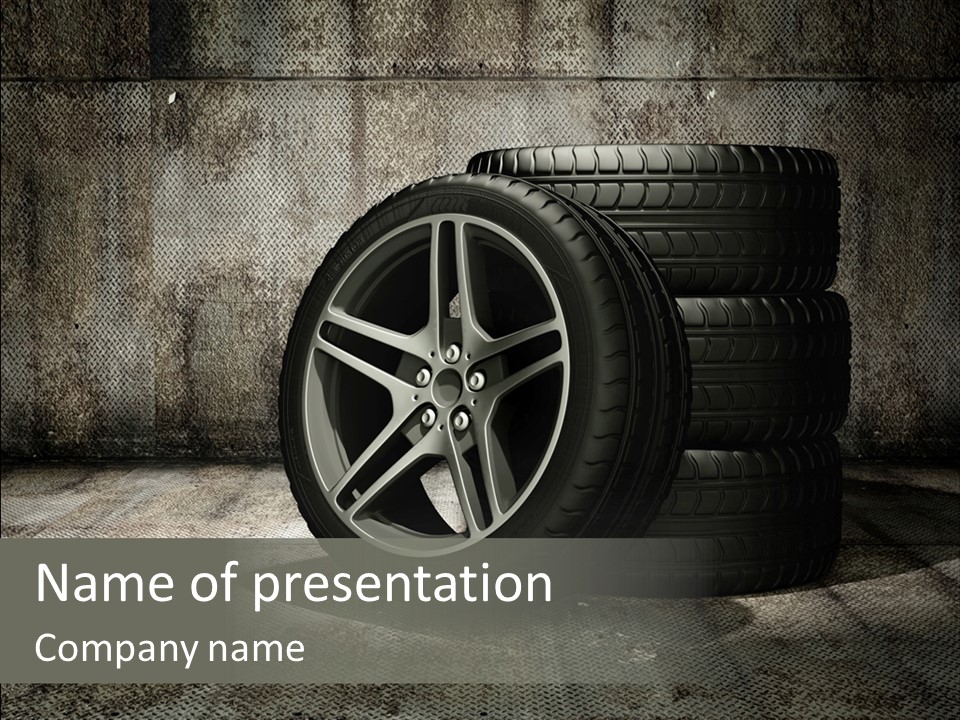 Stained Profile Retro PowerPoint Template