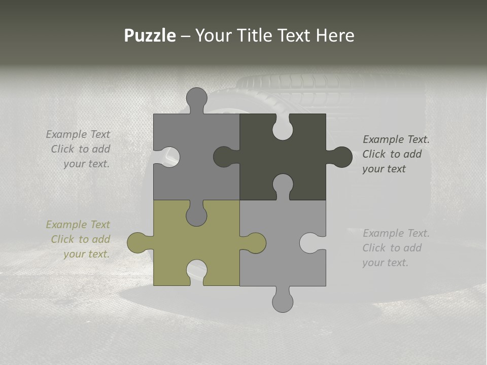 Stained Profile Retro PowerPoint Template