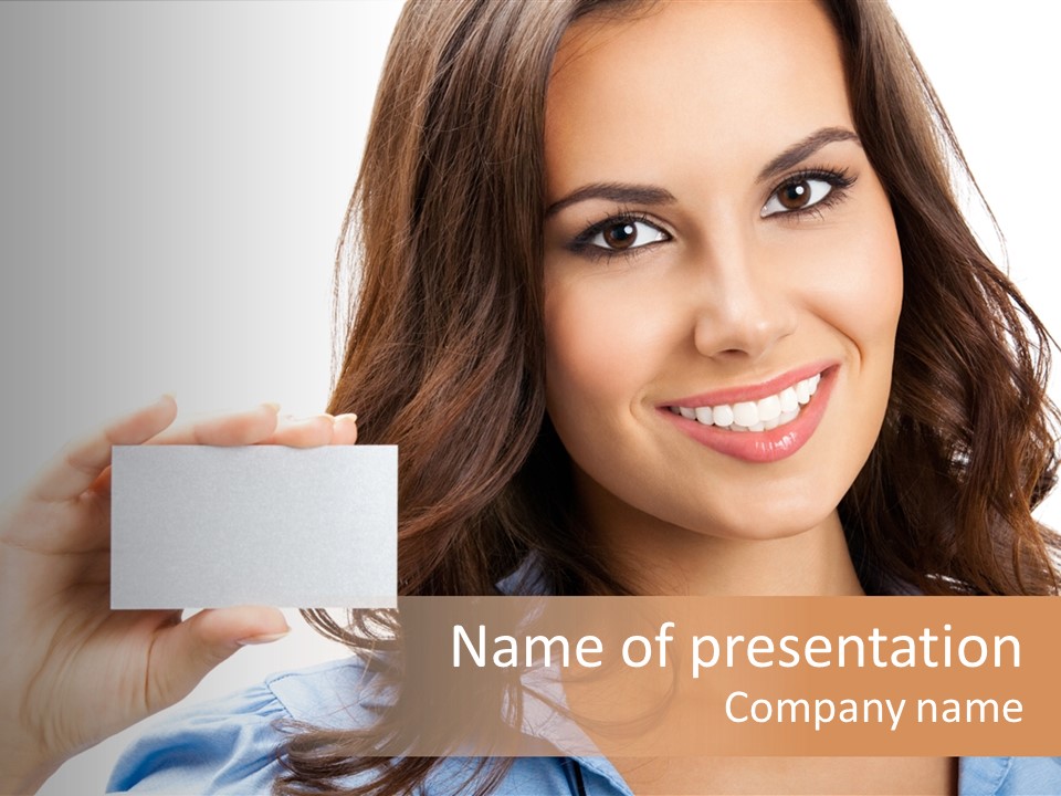 One Cheering Welcoming PowerPoint Template