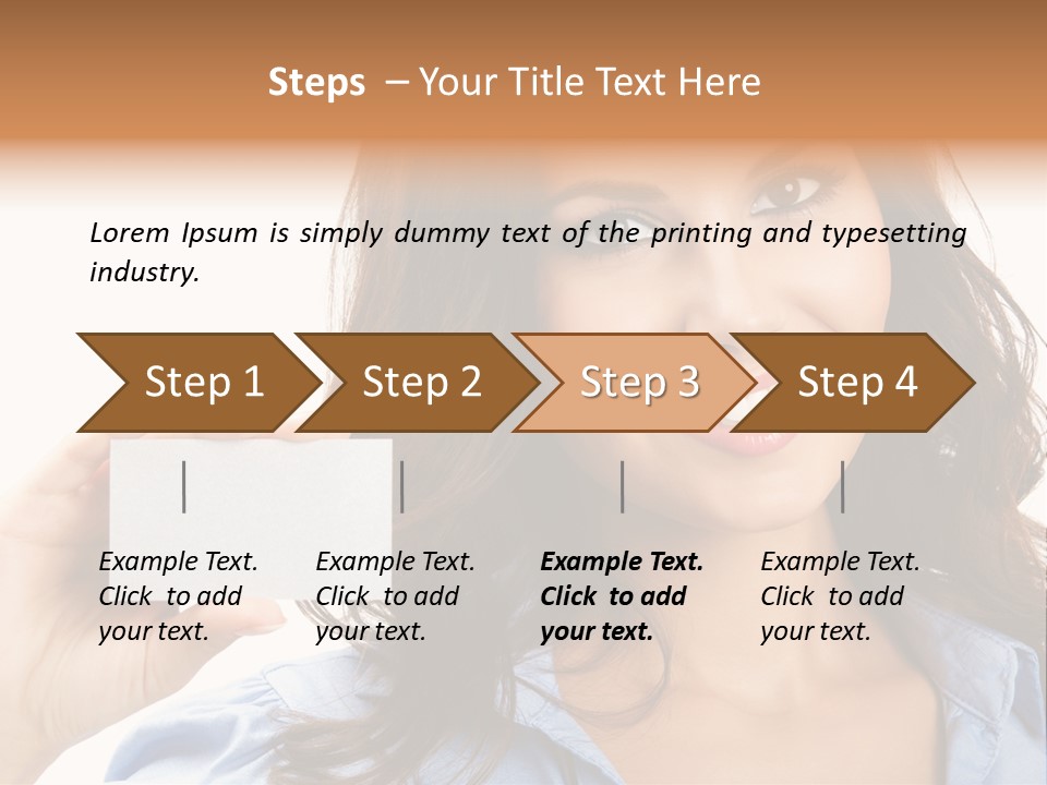 One Cheering Welcoming PowerPoint Template