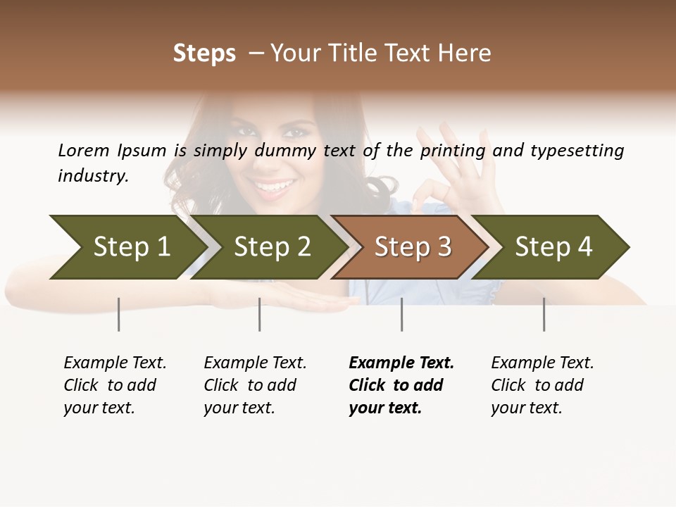 Slogan Show Banner PowerPoint Template