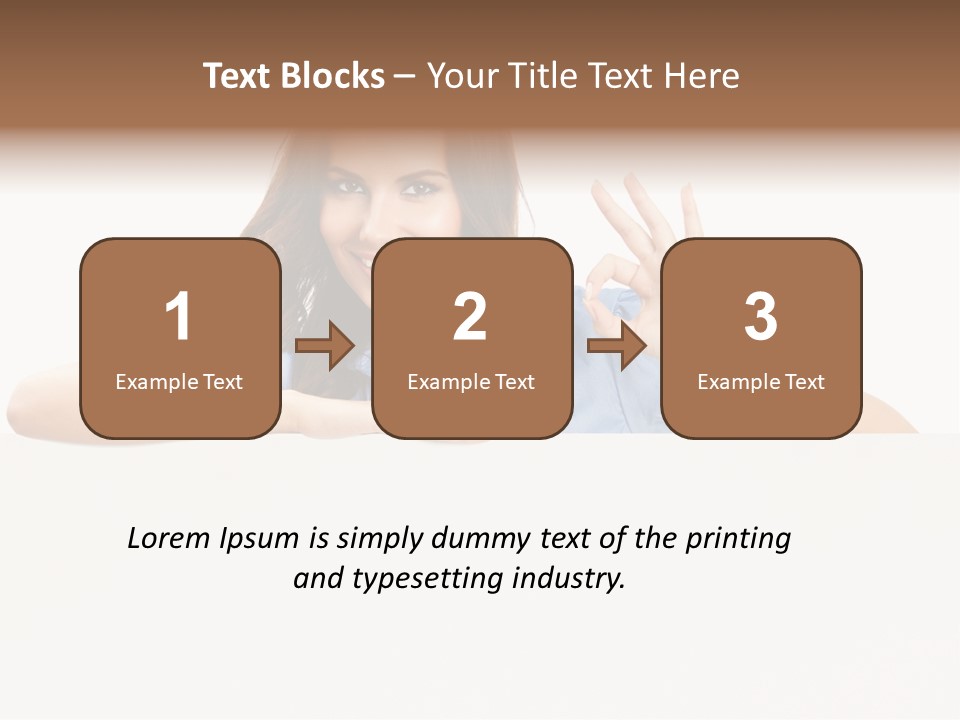 Slogan Show Banner PowerPoint Template