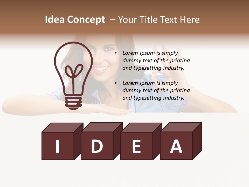 Slogan Show Banner PowerPoint Template