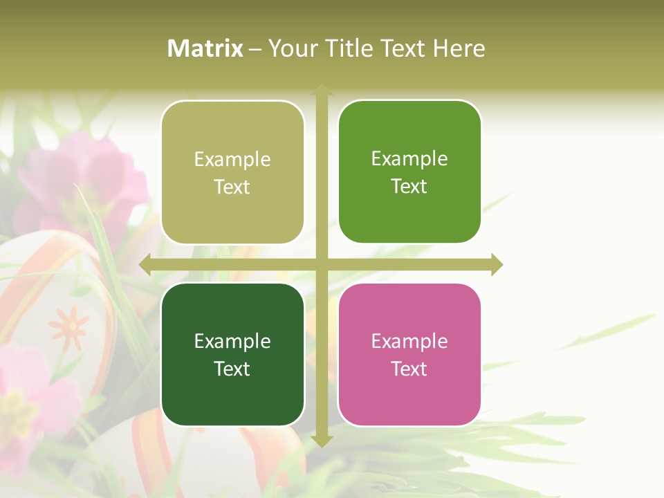 White Blossom Nobody PowerPoint Template