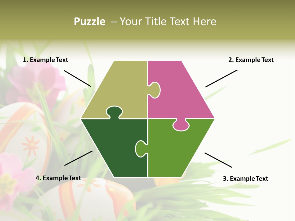 White Blossom Nobody PowerPoint Template