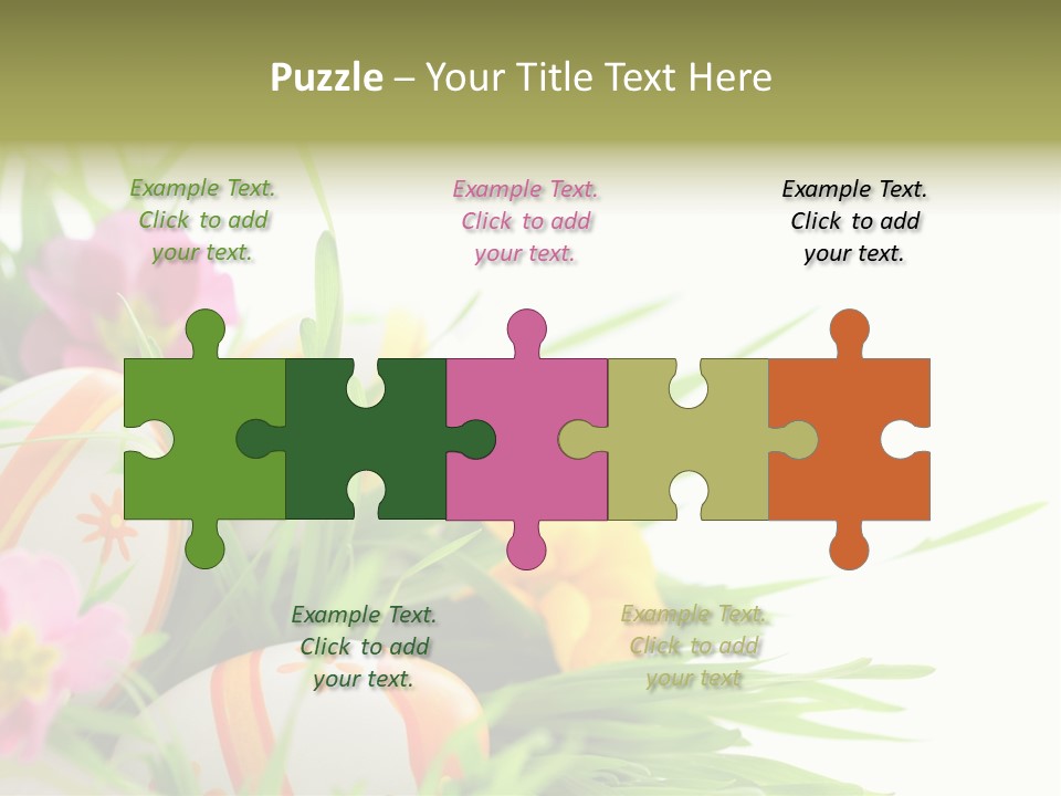 White Blossom Nobody PowerPoint Template