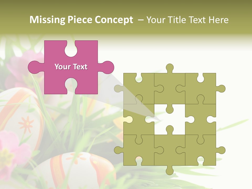 White Blossom Nobody PowerPoint Template