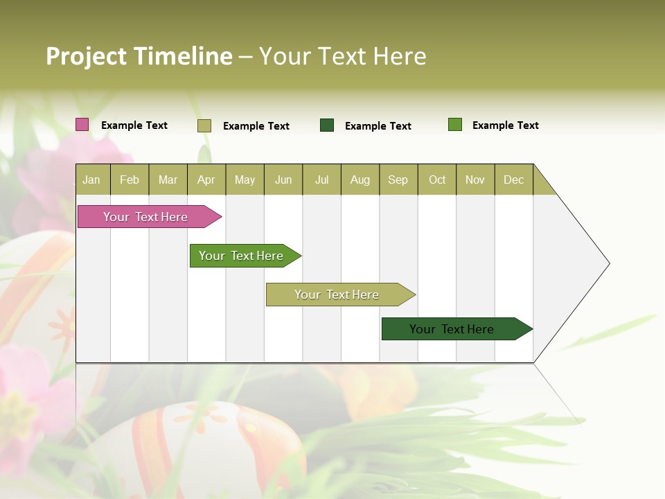 White Blossom Nobody PowerPoint Template