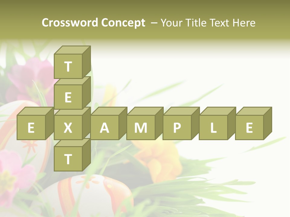 White Blossom Nobody PowerPoint Template