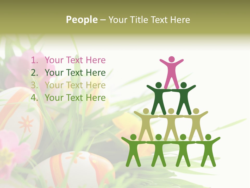 White Blossom Nobody PowerPoint Template