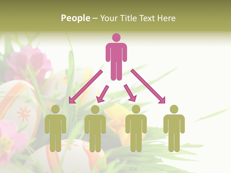 White Blossom Nobody PowerPoint Template