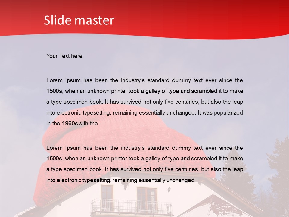 Wohnen Einfamilienhaus Biologisch PowerPoint Template