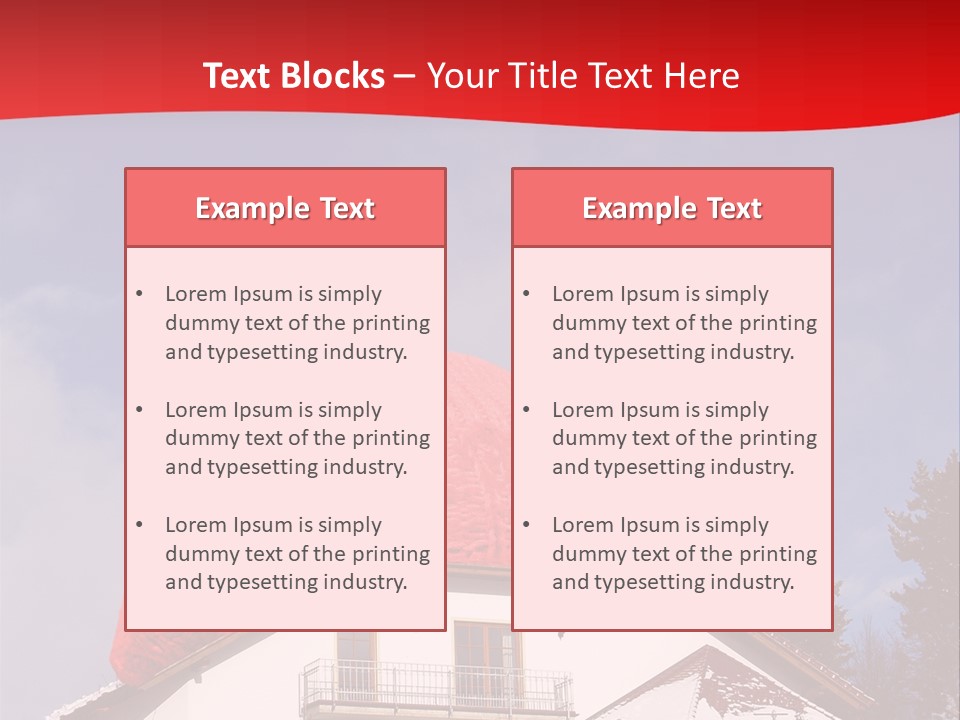 Wohnen Einfamilienhaus Biologisch PowerPoint Template