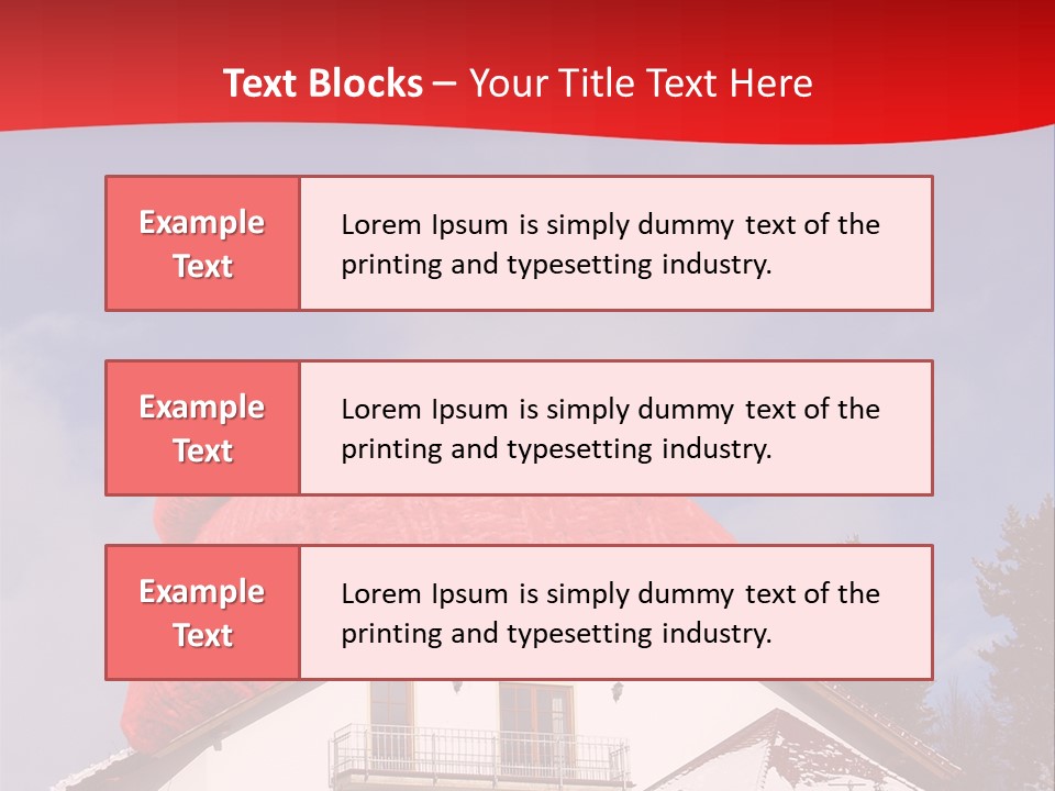 Wohnen Einfamilienhaus Biologisch PowerPoint Template