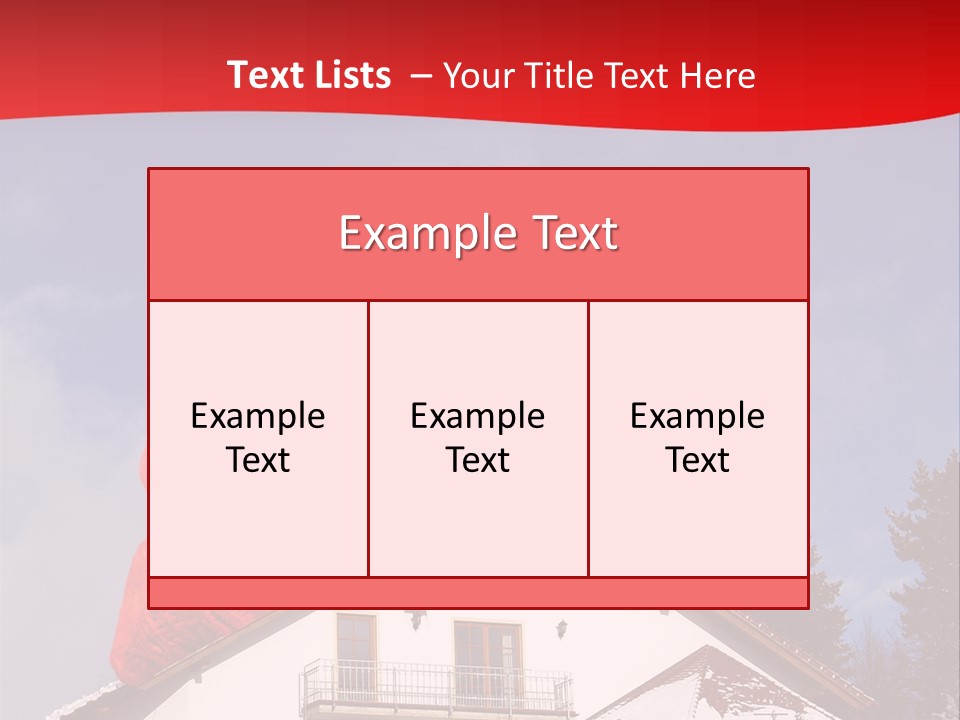 Wohnen Einfamilienhaus Biologisch PowerPoint Template