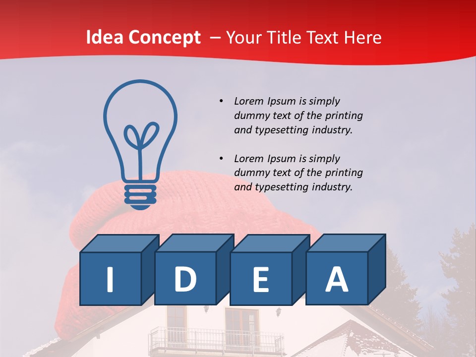 Wohnen Einfamilienhaus Biologisch PowerPoint Template