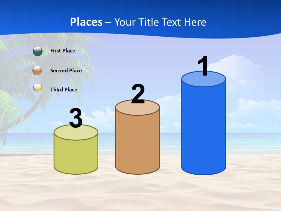 Background Summer Sun PowerPoint Template