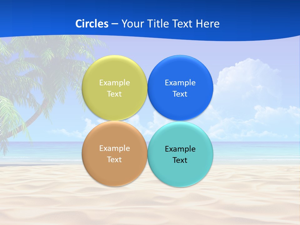 Background Summer Sun PowerPoint Template
