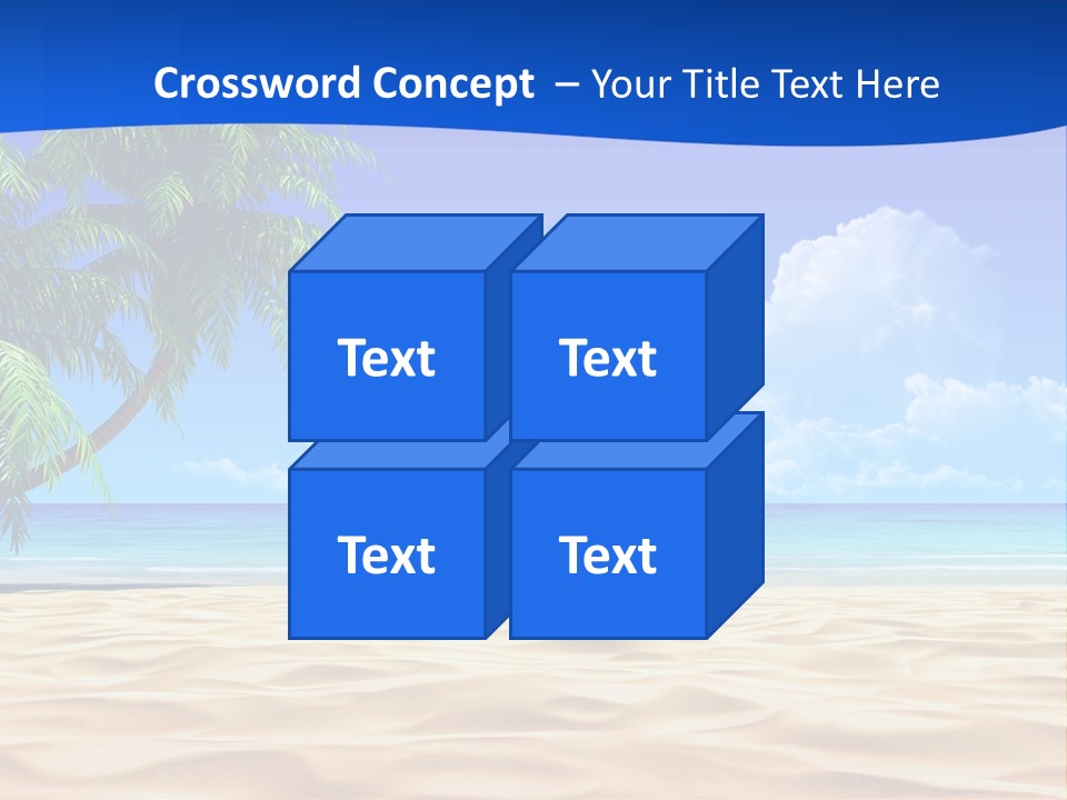 Background Summer Sun PowerPoint Template