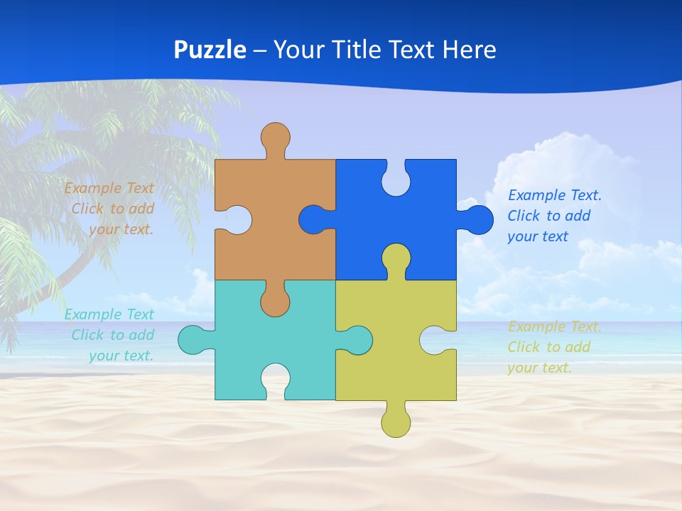 Background Summer Sun PowerPoint Template