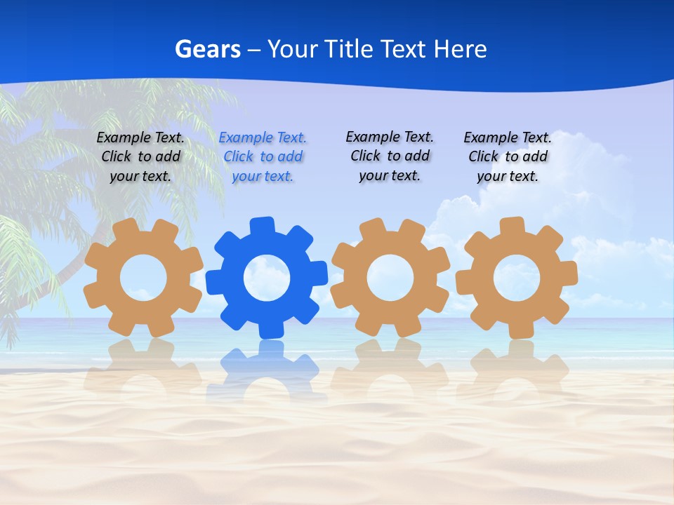 Background Summer Sun PowerPoint Template
