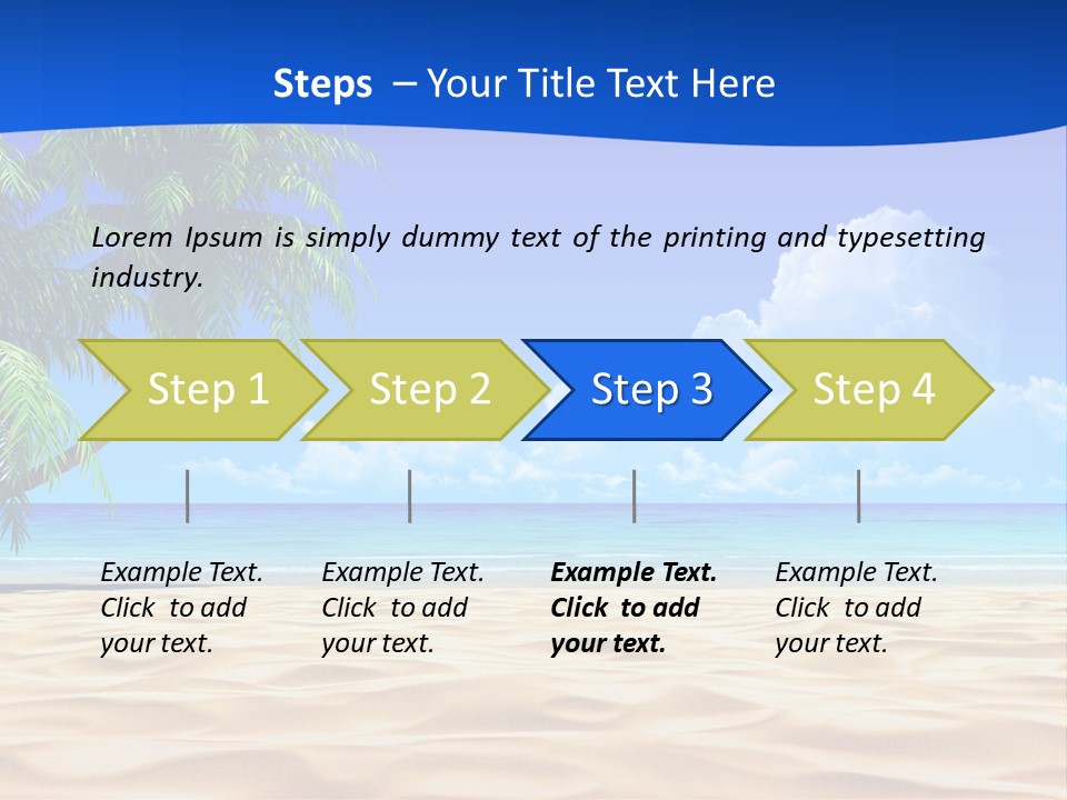 Background Summer Sun PowerPoint Template