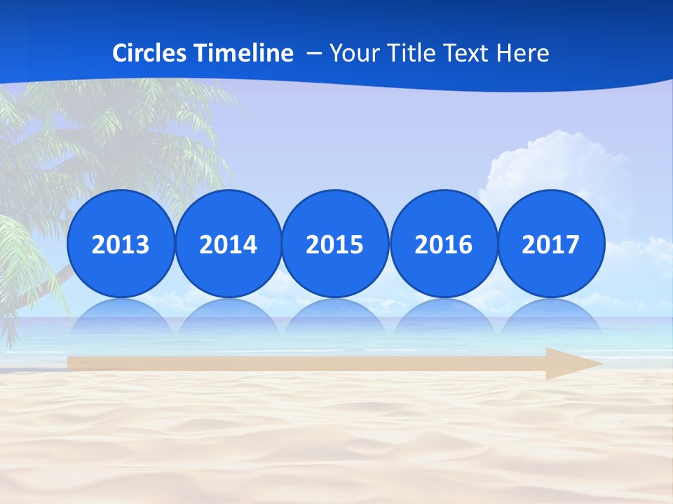 Background Summer Sun PowerPoint Template