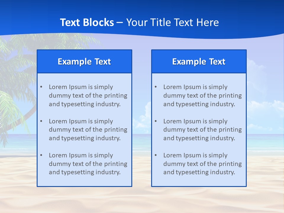Background Summer Sun PowerPoint Template