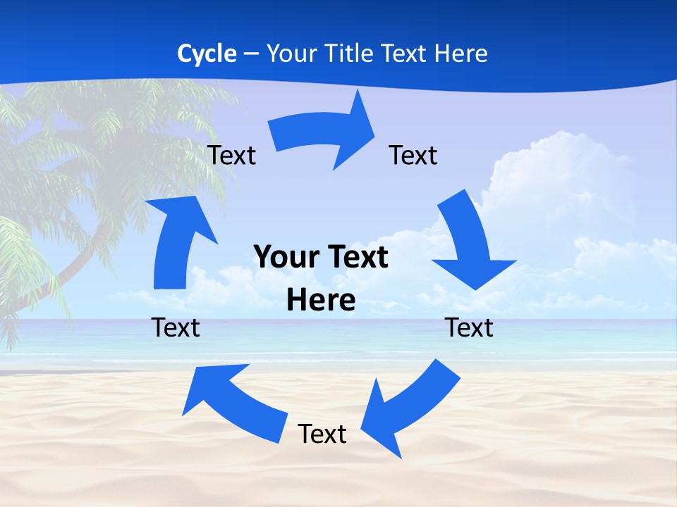 Background Summer Sun PowerPoint Template