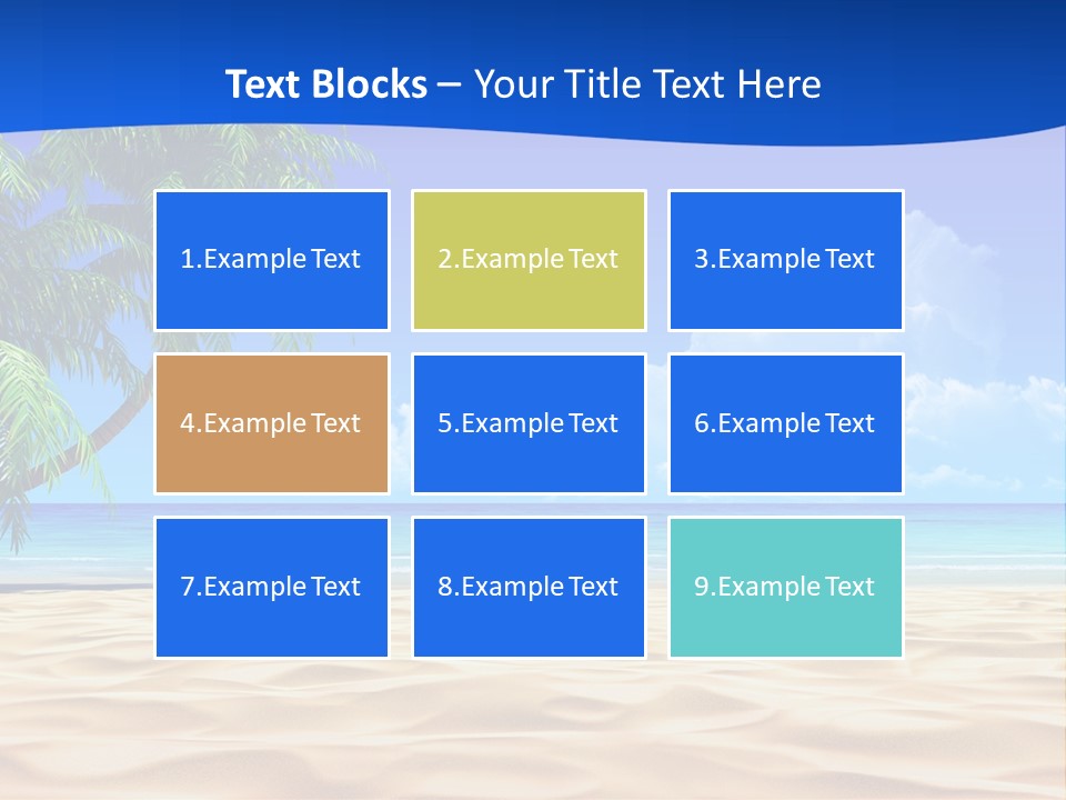 Background Summer Sun PowerPoint Template