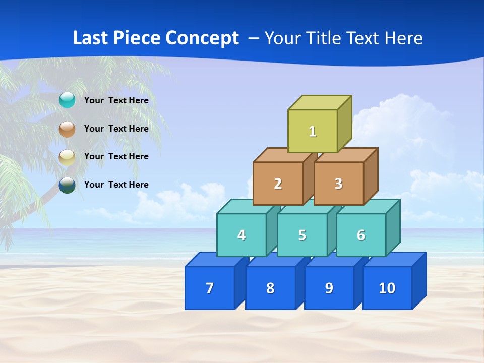 Background Summer Sun PowerPoint Template