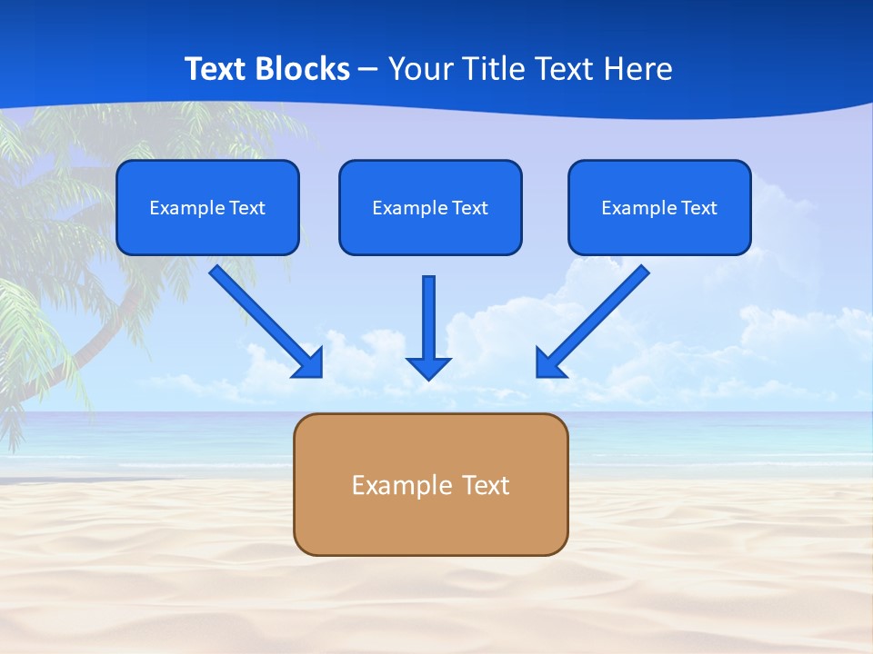 Background Summer Sun PowerPoint Template