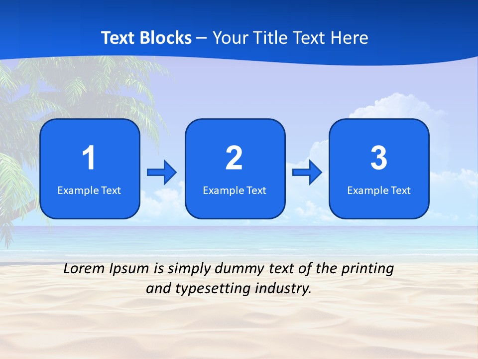 Background Summer Sun PowerPoint Template