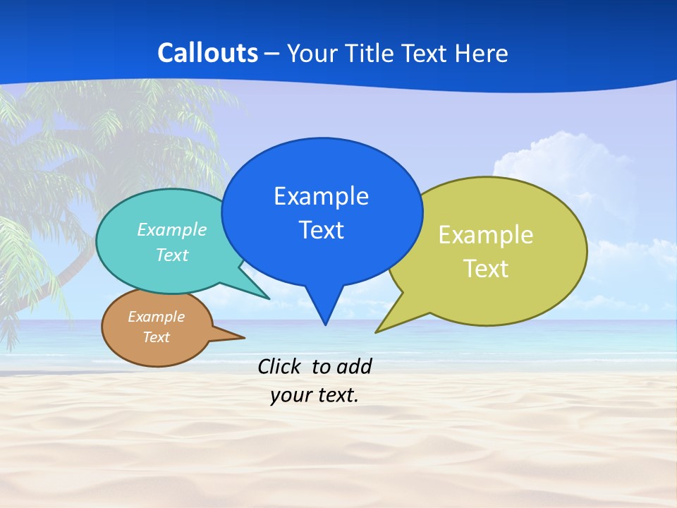 Background Summer Sun PowerPoint Template