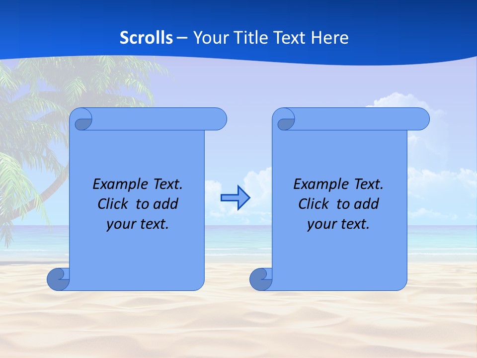Background Summer Sun PowerPoint Template