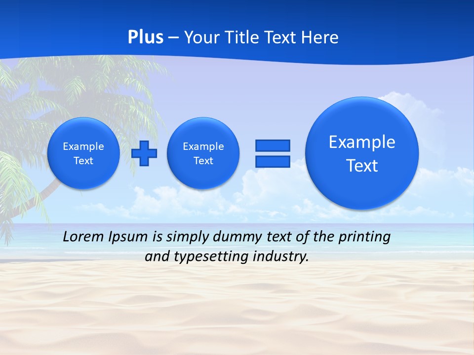 Background Summer Sun PowerPoint Template