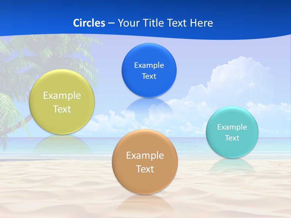 Background Summer Sun PowerPoint Template