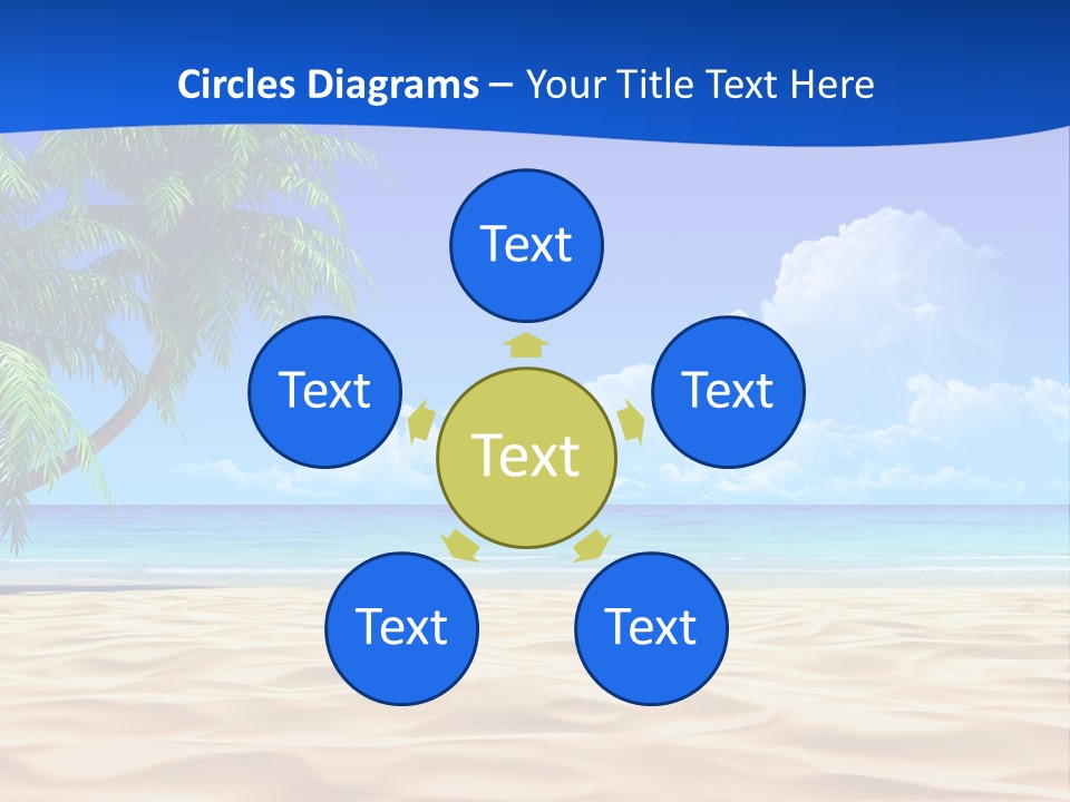 Background Summer Sun PowerPoint Template