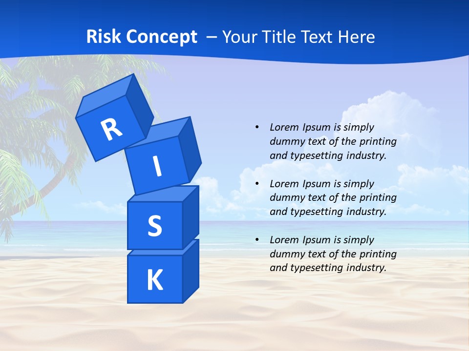 Background Summer Sun PowerPoint Template