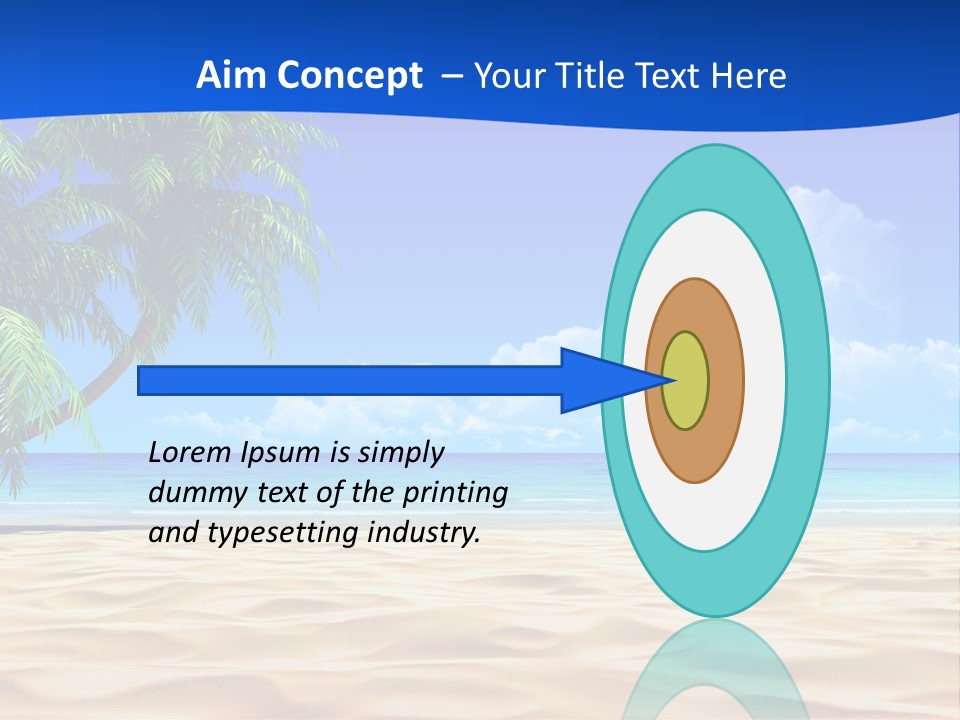 Background Summer Sun PowerPoint Template