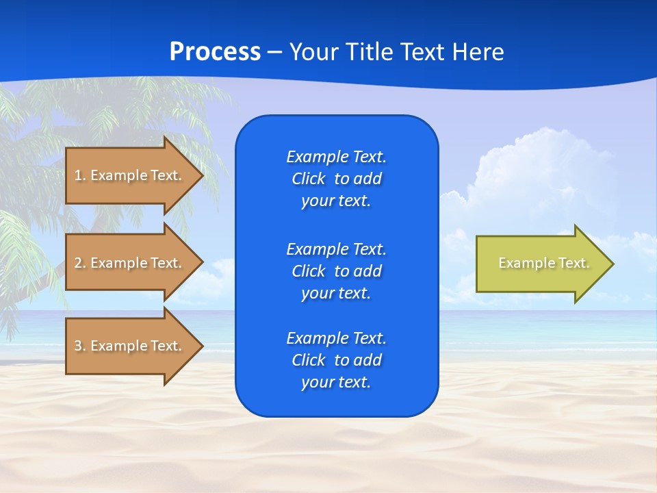 Background Summer Sun PowerPoint Template