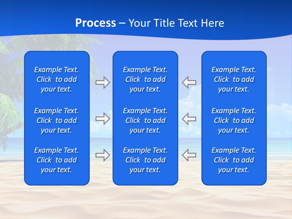 Background Summer Sun PowerPoint Template