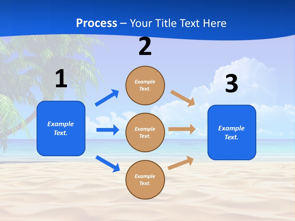 Background Summer Sun PowerPoint Template